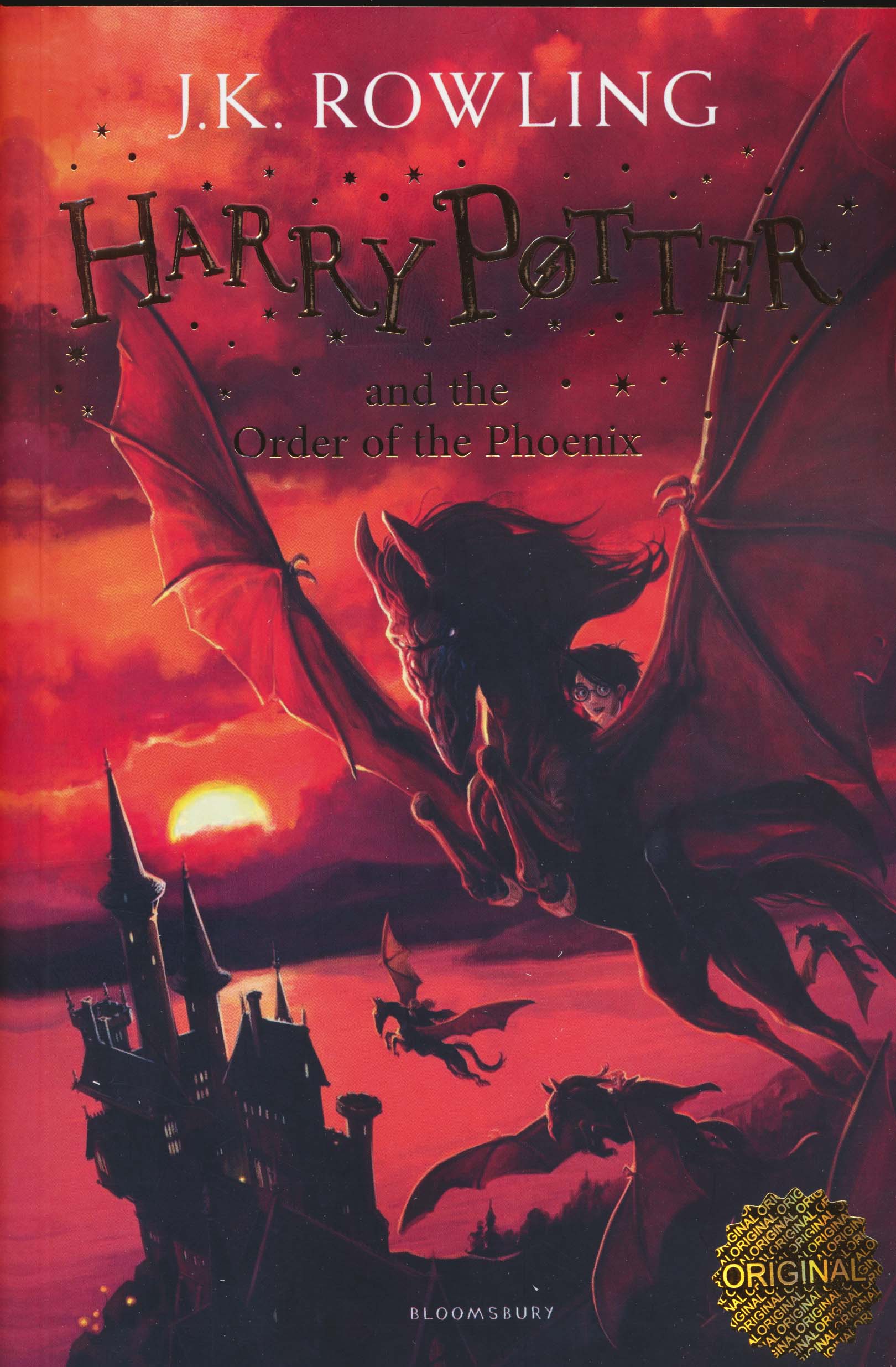 HARRY POTTER AND THE ORDER OF THE PHOENIX 5:هری پاتر و محفل ققنوس 5 (زبان اصلی،انگلیسی)