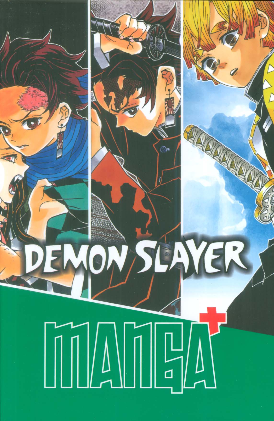 مجموعه مانگا پلاس انگلیسی شیطان کش (DEMON SLAYER)،(جلد1تا3،کمیک استریپ)،(3جلدی،باقاب)