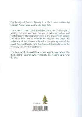 THE FAMILY OF PASCUAL DUARTE:خانوداه پاسکوآل دوآرته (زبان اصلی،انگلیسی)