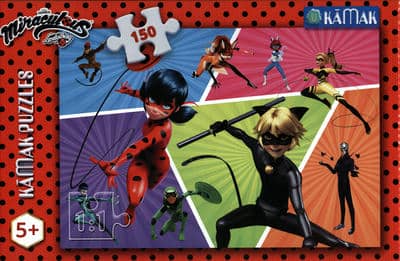 پازل 150 تکه دختر کفشدوزکی (MIRACULOUS LADYBUG)،(باجعبه)