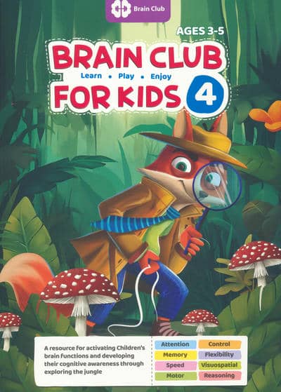 BRAIN CLUB FOR KIDS 4:باشگاه مغز کودکان 4 (زبان اصلی،انگلیسی)