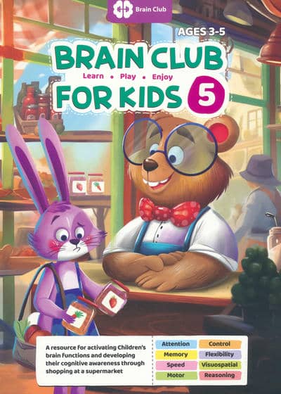 BRAIN CLUB FOR KIDS 5:باشگاه مغز کودکان 5 (زبان اصلی،انگلیسی)