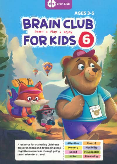 BRAIN CLUB FOR KIDS 6:باشگاه مغز کودکان 6 (زبان اصلی،انگلیسی)