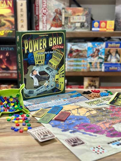 بسته بازی ایرانی استراتژیک شبکه نیرو لوکس (POWER GRID DELUXE)،(باجعبه)