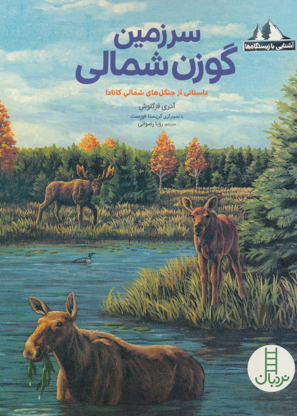 سرزمین گوزن شمالی:داستانی از جنگل های شمالی کانادا (آشنایی با زیستگاه ها)،(گلاسه)